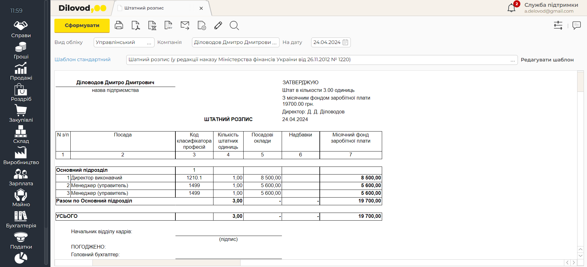 Контролируйте кадровый состав